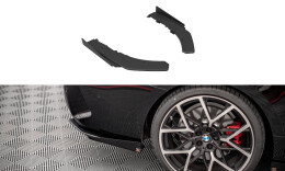 Street Pro Heck Ansatz Flaps passend für BMW 4er M-Paket G22 rot+ Hochglanz Flaps