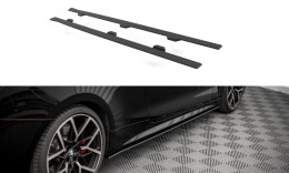 Street Pro Seitenschweller Ansatz Cup Leisten für BMW 4er M-Paket G22 ROT
