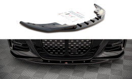 Cup Spoilerlippe Front Ansatz V.1 passend für BMW 4er M-Paket / M440i G22 / G23 / G22 Facelift / G23 Facelift schwarz Hochglanz