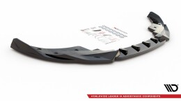 Cup Spoilerlippe Front Ansatz V.2 passend für BMW 4er M-Paket / M440i G22 / G23 / G22 Facelift / G23 Facelift schwarz Hochglanz