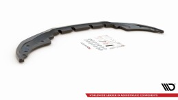 Cup Spoilerlippe Front Ansatz V.3 für BMW 4er M-Paket / M440i G22 / G23 / G22 FL / G23 FL schwarz Hochglanz