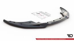 Cup Spoilerlippe Front Ansatz V.3 passend für BMW 4er M-Paket / M440i G22 / G23 / G22 Facelift / G23 Facelift schwarz Hochglanz