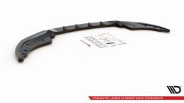 Cup Spoilerlippe Front Ansatz V.4 passend für BMW 4er M-Paket / M440i G22 / G23 / G22 Facelift / G23 Facelift schwarz Hochglanz