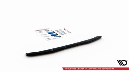 Mittlerer Cup Diffusor Heck Ansatz passend für BMW 4er M-Paket G22 / G23 / G22 Facelift / G23 Facelift schwarz Hochglanz