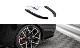 Heck Ansatz Flaps Diffusor V.1 für BMW 4er M-Paket G22 schwarz Hochglanz