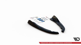 Heck Ansatz Flaps Diffusor V.2 für BMW 4er M-Paket G22 schwarz Hochglanz