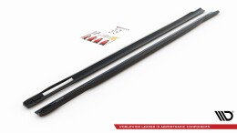 Seitenschweller Ansatz Cup Leisten V.3 passend für BMW 4er M-Paket G22 Carbon Look