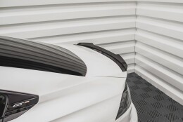 Heck Spoiler Aufsatz Abrisskante passend für Peugeot 508 Limousine Mk2 schwarz Hochglanz