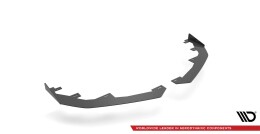 Front Stoßstange Flaps für BMW 4er M-Paket / M440i G22 / G23 / G22 Facelift / G23 Facelift schwarz Hochglanz