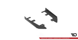 Hintere Seiten Flaps für BMW 4er M-Paket G22 / G23 / G22 Facelift / G23 Facelift schwarz Hochglanz