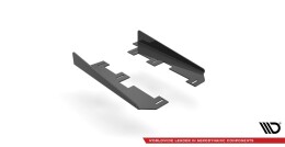 Seitenschweller Flaps passend für BMW 4er M-Paket / M440i G22 / G23 / G22 FL / G23 FL schwarz Hochglanz