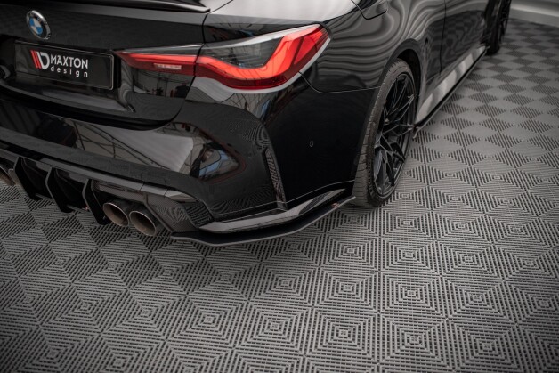 Street Pro Heck Ansatz Flaps Diffusor passend für BMW M4 G82 rot