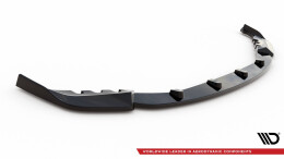 Cup Spoilerlippe Front Ansatz V.3 für BMW M4 G82 / G83 / G82 Facelift / G83 Facelift / M3 Limousine / Touring G80 / G81 schwarz Hochglanz
