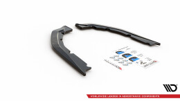 Heck Ansatz Flaps Diffusor V.1 für BMW M4 G82 / G83 / G82 Facelift / G83 Facelift schwarz Hochglanz