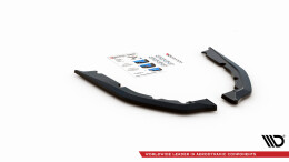 Street+ Heck Ansatz Flaps V.1 passend für BMW M4 G82 / G82 FL schwarz Hochglanz