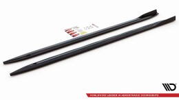 Seitenschweller Ansatz Cup Leisten V.1 für BMW M4 G82 / G83 / G82 Facelift / G83 Faceliftt schwarz Hochglanz