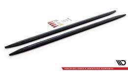 Seitenschweller Ansatz Cup Leisten V.2 für BMW M4 G82 / G83 / G82 Facelift / G83 Facelift schwarz Hochglanz