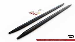 Seitenschweller Ansatz Cup Leisten V.2 für BMW M4 G82 / G83 / G82 Facelift / G83 Facelift schwarz Hochglanz
