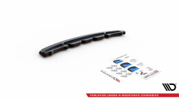 Mittlerer Cup Diffusor Heck Ansatz passend für BMW Z4 M-Paket G29 schwarz Hochglanz