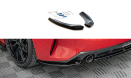 Heck Ansatz Flaps Diffusor passend für BMW Z4 M-Paket G29 schwarz Hochglanz