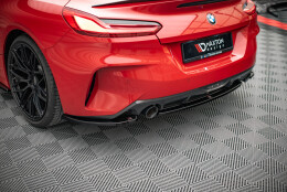 Heck Ansatz Flaps Diffusor passend für BMW Z4 M-Paket G29 schwarz Hochglanz