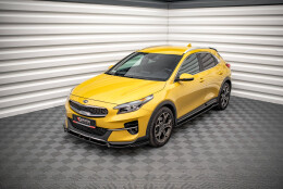 Cup Spoilerlippe Front Ansatz passend für Kia XCeed Mk1 schwarz Hochglanz