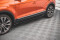 Seitenschweller Ansatz Cup Leisten für VW T-Roc Mk1 schwarz matt