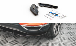 Heck Ansatz Flaps Diffusor passend für VW T-Roc Mk1 Carbon Look