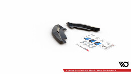 Heck Ansatz Flaps Diffusor passend für VW T-Roc Mk1 Carbon Look