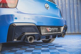 Heck Ansatz Diffusor V.1 passend für BMW M135i F20 schwarz Hochglanz