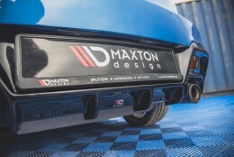 Heck Ansatz Diffusor V.1 passend für BMW M135i F20 schwarz Hochglanz