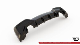 Heck Ansatz Diffusor V.1 passend für BMW M135i F20 schwarz Hochglanz