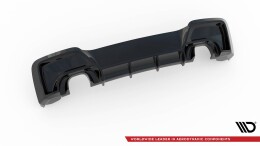 Heck Ansatz Diffusor V.1 passend für BMW M135i F20 schwarz Hochglanz