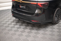 Mittlerer Cup Diffusor Heck Ansatz DTM Look für Toyota Avensis Mk3 Facelift schwarz matt