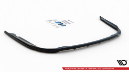 Mittlerer Cup Diffusor Heck Ansatz DTM Look passend für Toyota Avensis Mk3 Facelift schwarz matt
