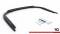 Mittlerer Cup Diffusor Heck Ansatz DTM Look passend für Toyota Avensis Wagon Mk3 Facelift schwarz Hochglanz
