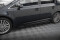 Seitenschweller Ansatz Cup Leisten passend für Toyota Avensis Mk3 Facelift schwarz Hochglanz