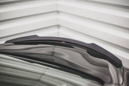Heck Spoiler Aufsatz Abrisskante passend für Infiniti Q60 S Mk2 schwarz Hochglanz