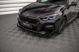 Cup Spoilerlippe Front Ansatz V.1 passend für BMW 2 Gran Coupe M-Paket / M235i F44 schwarz Hochglanz