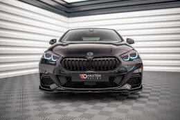 Cup Spoilerlippe Front Ansatz V.3 passend für BMW 2 Gran Coupe M-Paket / M235i F44 schwarz Hochglanz