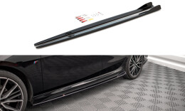 Seitenschweller Ansatz Cup Leisten V.2 passend für BMW 2 Gran Coupe M-Paket / M235i F44 schwarz Hochglanz