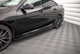 Seitenschweller Ansatz Cup Leisten V.2 passend für BMW 2 Gran Coupe M-Paket / M235i F44 schwarz Hochglanz