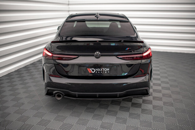 Heck Ansatz Flaps Diffusor passend für BMW 2 Gran Coupe M-Paket F44 schwarz Hochglanz