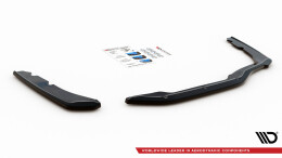 Heck Ansatz Flaps Diffusor passend für BMW 2 Gran Coupe M-Paket F44 schwarz Hochglanz