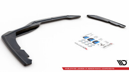 Heck Ansatz Flaps Diffusor passend für BMW 2 Gran Coupe M-Paket F44 schwarz Hochglanz