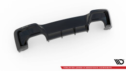 Heck Ansatz Diffusor V.2 passend für BMW M135i F20 schwarz Hochglanz
