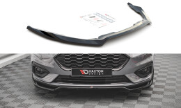 Cup Spoilerlippe Front Ansatz V.1 für Ford Mondeo ST-Line Mk5 FL schwarz Hochglanz