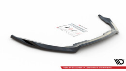 Street+ Spoilerlippe Front Ansatz V.1 passend für Ford Mondeo ST-Line Mk5 FL schwarz Hochglanz