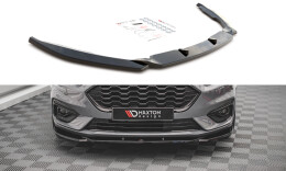 Cup Spoilerlippe Front Ansatz V.2 passend für Ford Mondeo ST-Line Mk5 Facelift schwarz Hochglanz