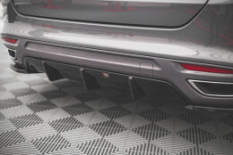 Heck Ansatz Diffusor passend für Ford Mondeo ST-Line Mk5 Facelift schwarz Hochglanz